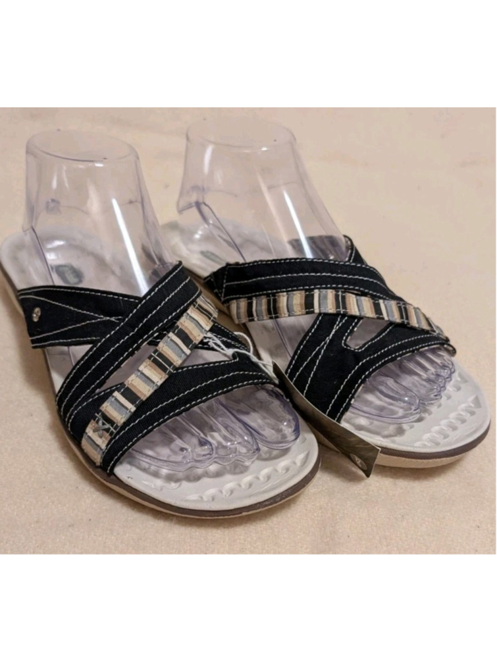 Dr. Scholl’s Sandals Free Step Slip On Strappy Size 9M S117
